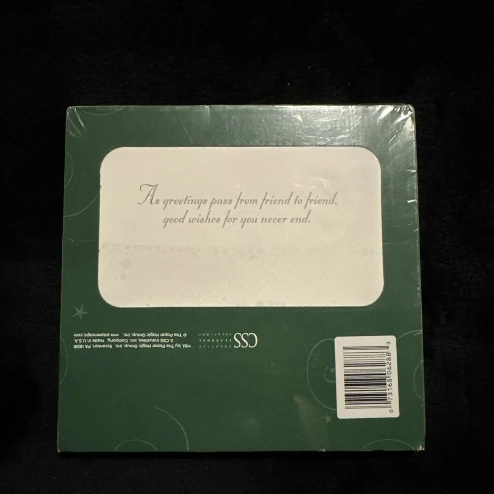 Vintage 90s Paper Magic Group boxed Set of 18 Christmas Holiday Winter Cards